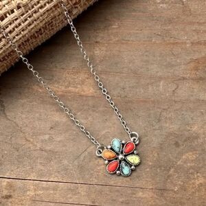Multicolor Flower Necklace #2148